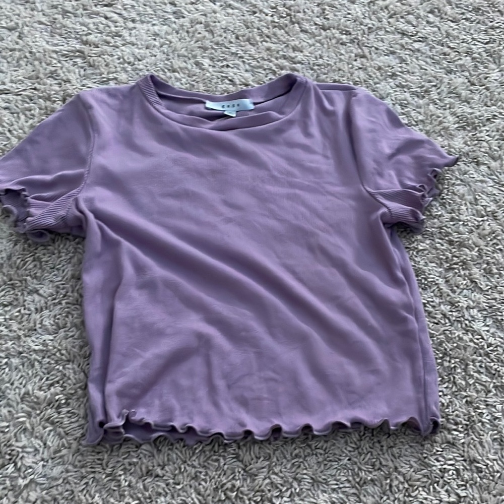 Purple crop lettuce cut